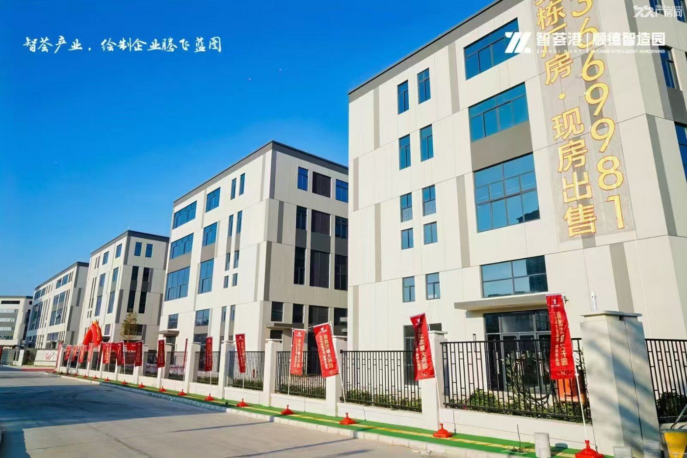 租厂不如买厂,买就买品质独栋!顺德勒流四层花园厂房,2500方起,国有50年产权 - 3