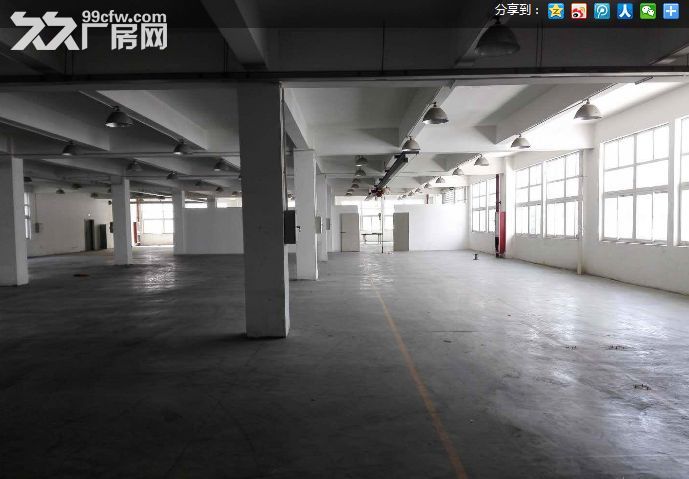 出租同安洪塘路2楼标准厂房2000平12元一平 有大货样 交通方 - 2