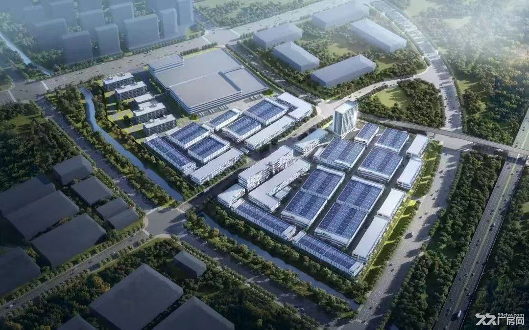 出售标准园区现房低总价框架结构式厂房可定制可办环评