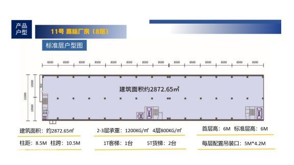 高标厂房出租 有消防 有车位 有电梯 有物业管理 高速口 有园林 有产权 - 5