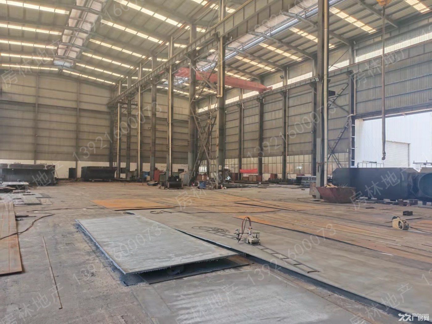 南通 港闸区 5000平米重工业厂房出租 行车20T