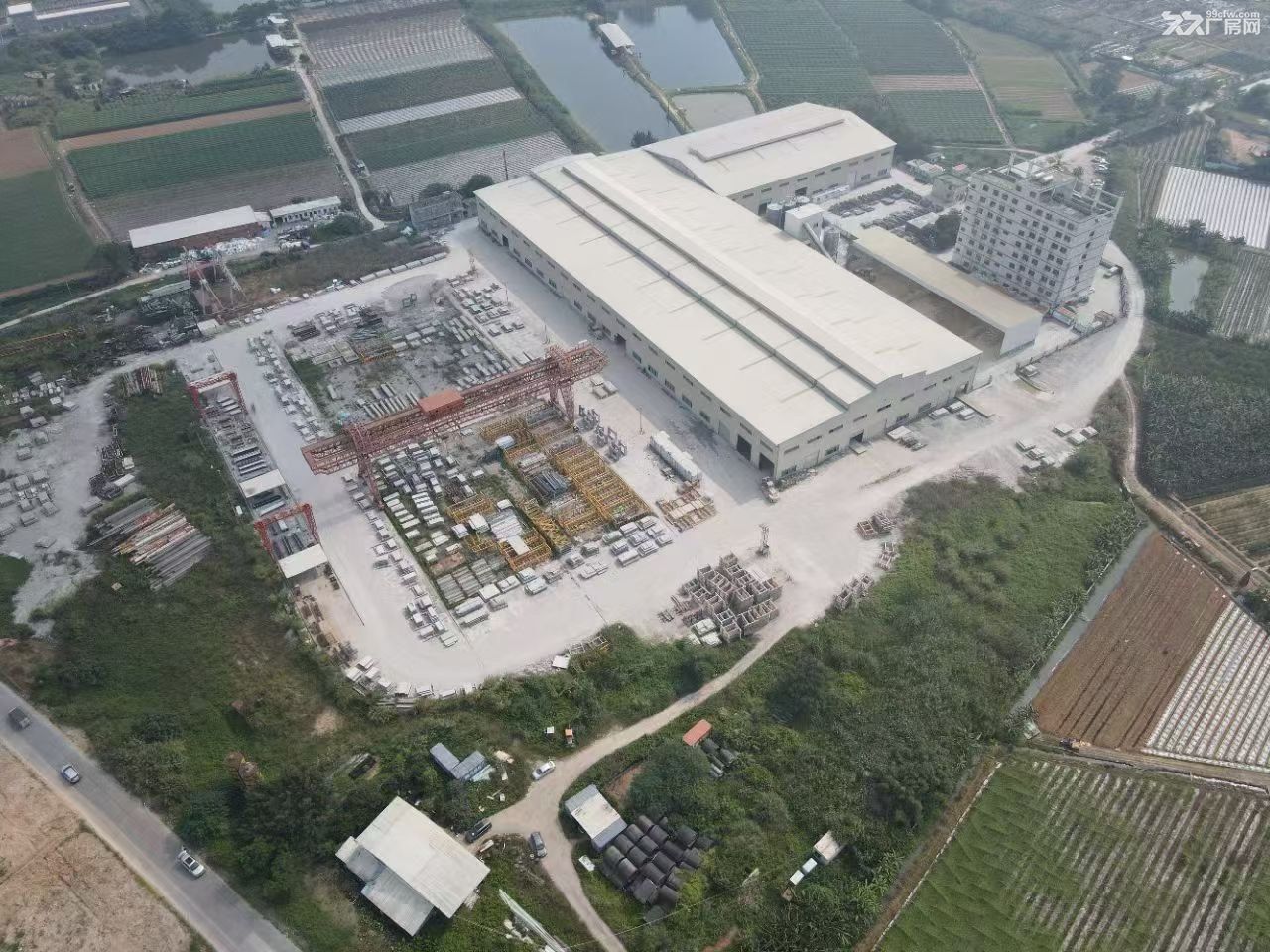 园洲镇原房东钢构厂房出租,厂房17000方,滴水13米,到顶17米,有航车!长度 - 5