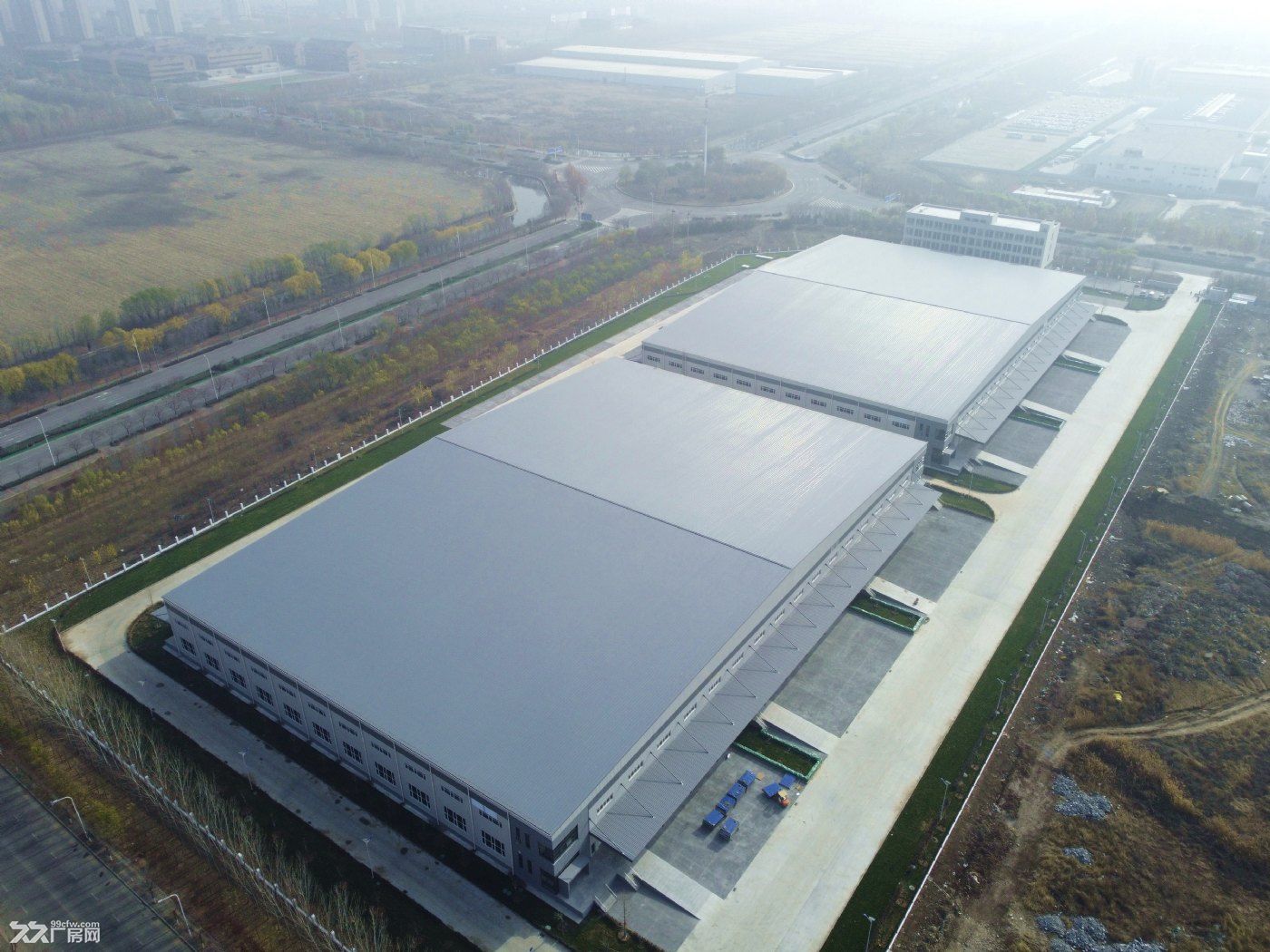 【12米高单层厂房出租】国有工业用地,丙二消防,手续全 - 2