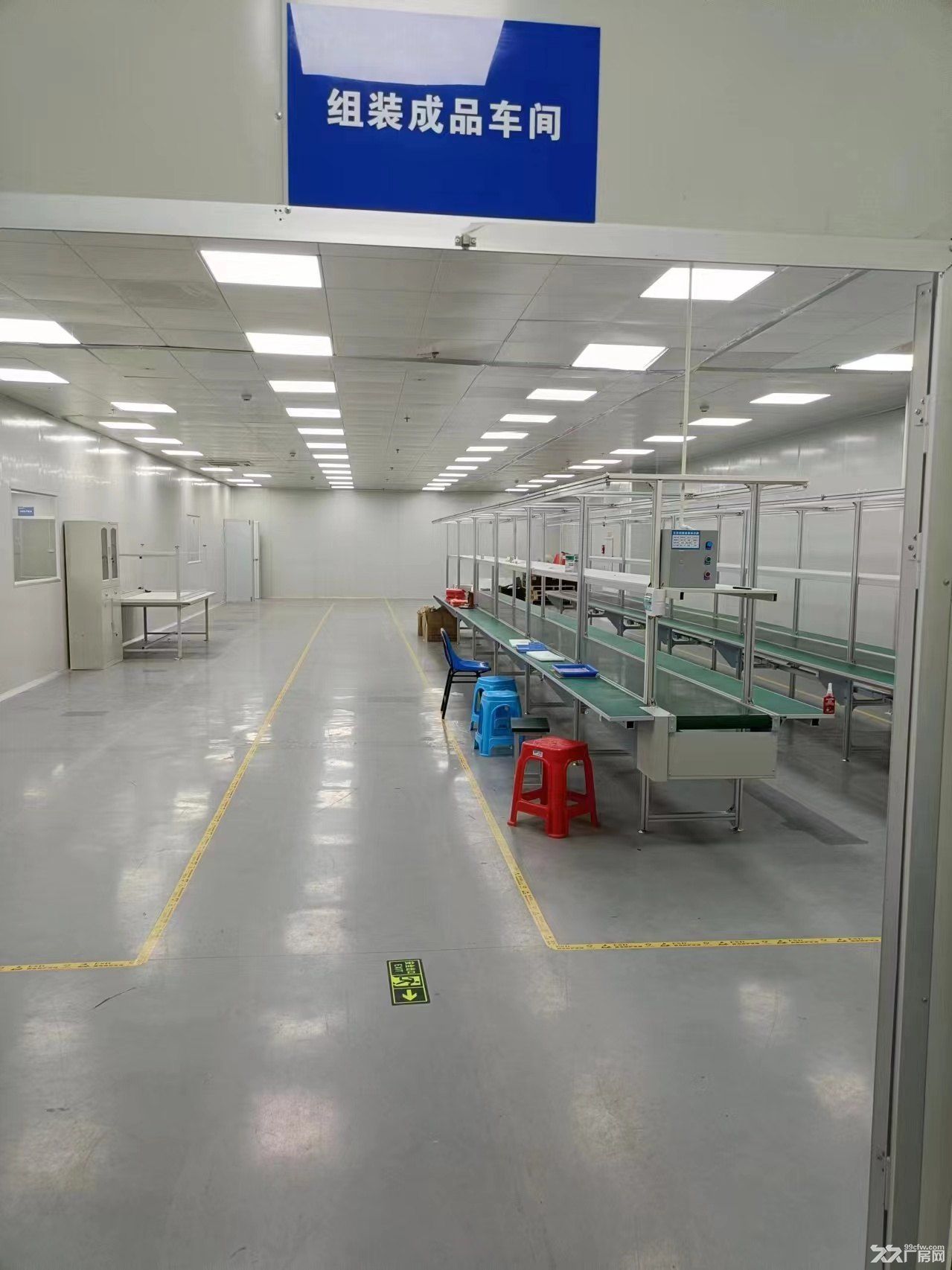 仲恺惠台工业区楼上500-1000现成装修厂房出租