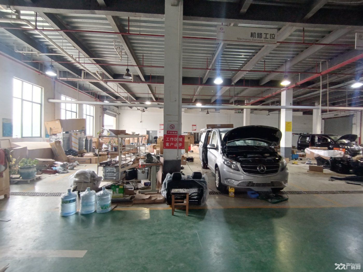 浦东,沿沪南公路主干道,层高8米,展示面30米4S店招租,支持喷漆环评 - 6