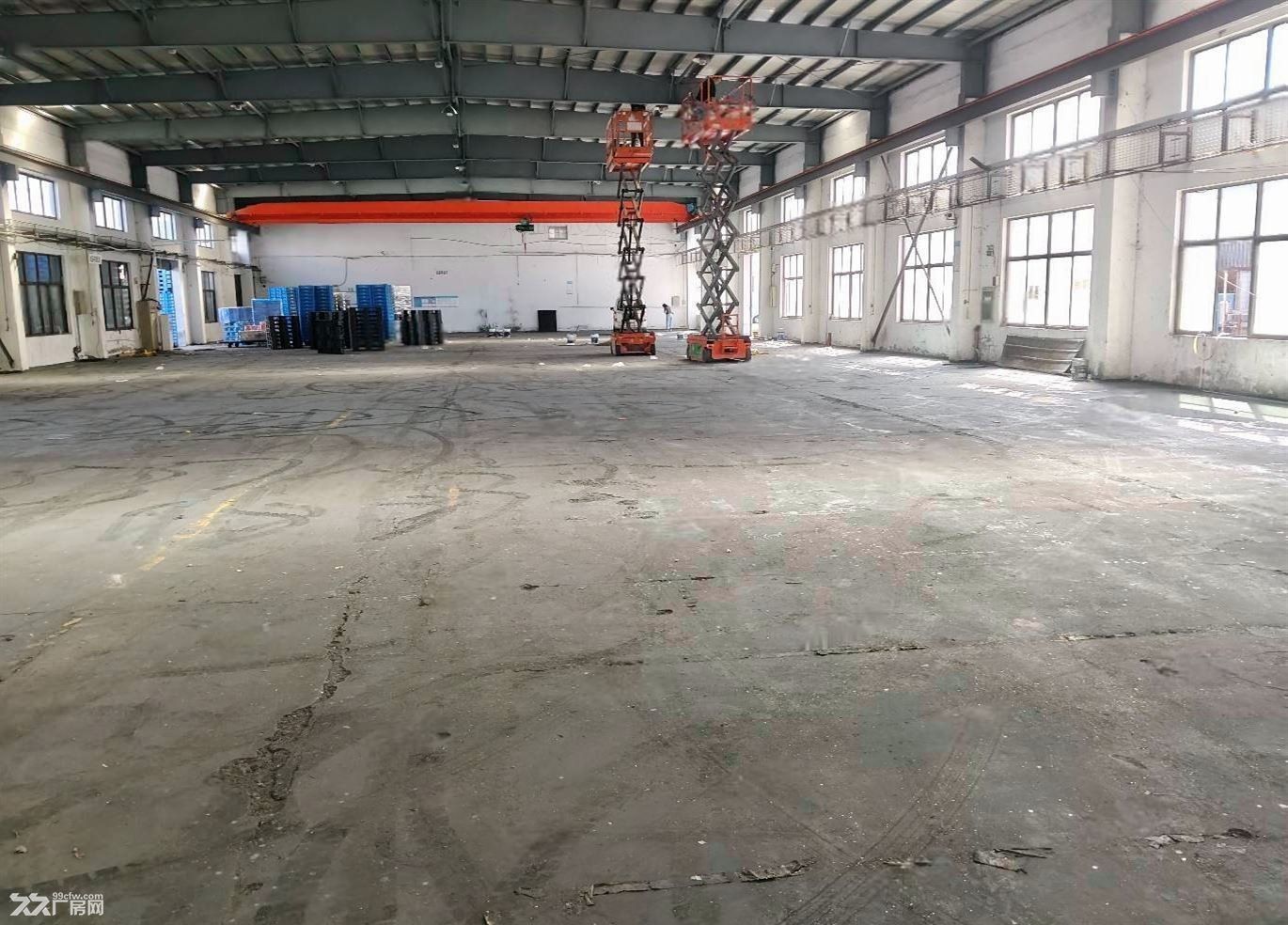 青浦工业区独栋单层带航车厂房1100平,场地宽敞,有空地 - 2