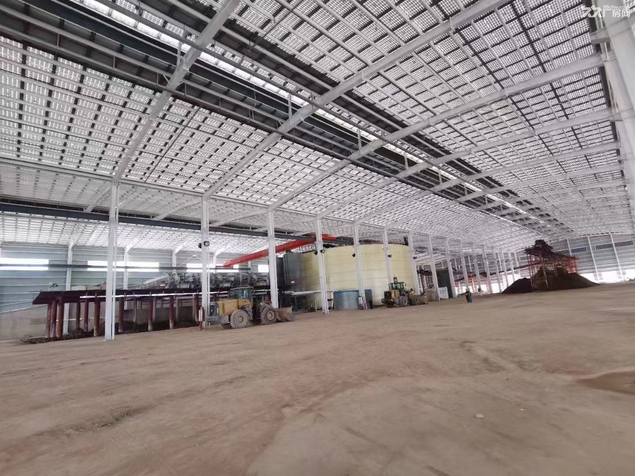 惠城区带航吊13米高钢构厂房，面积8500平米，可分组