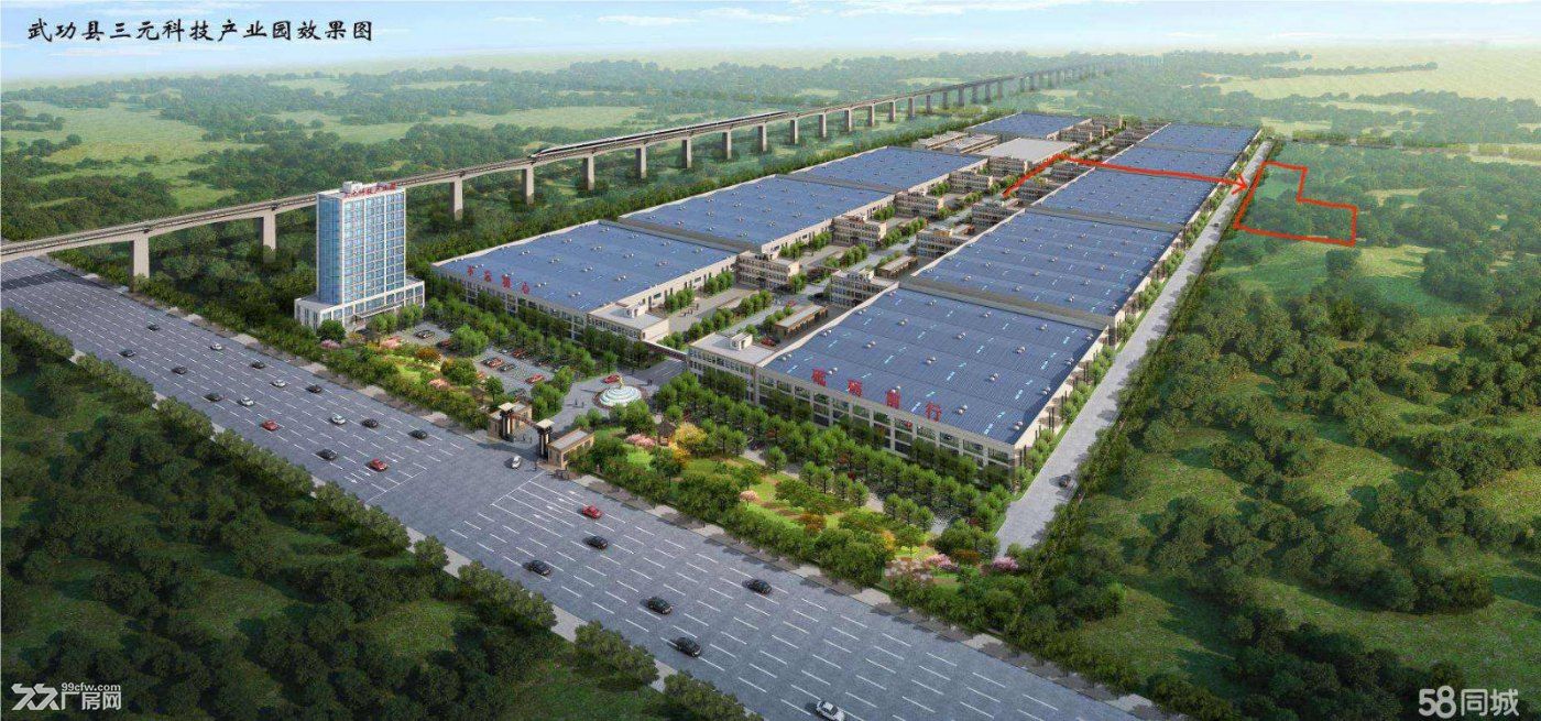 现房出租 独门独院 12.5米高 送1200平大院10吨行车
