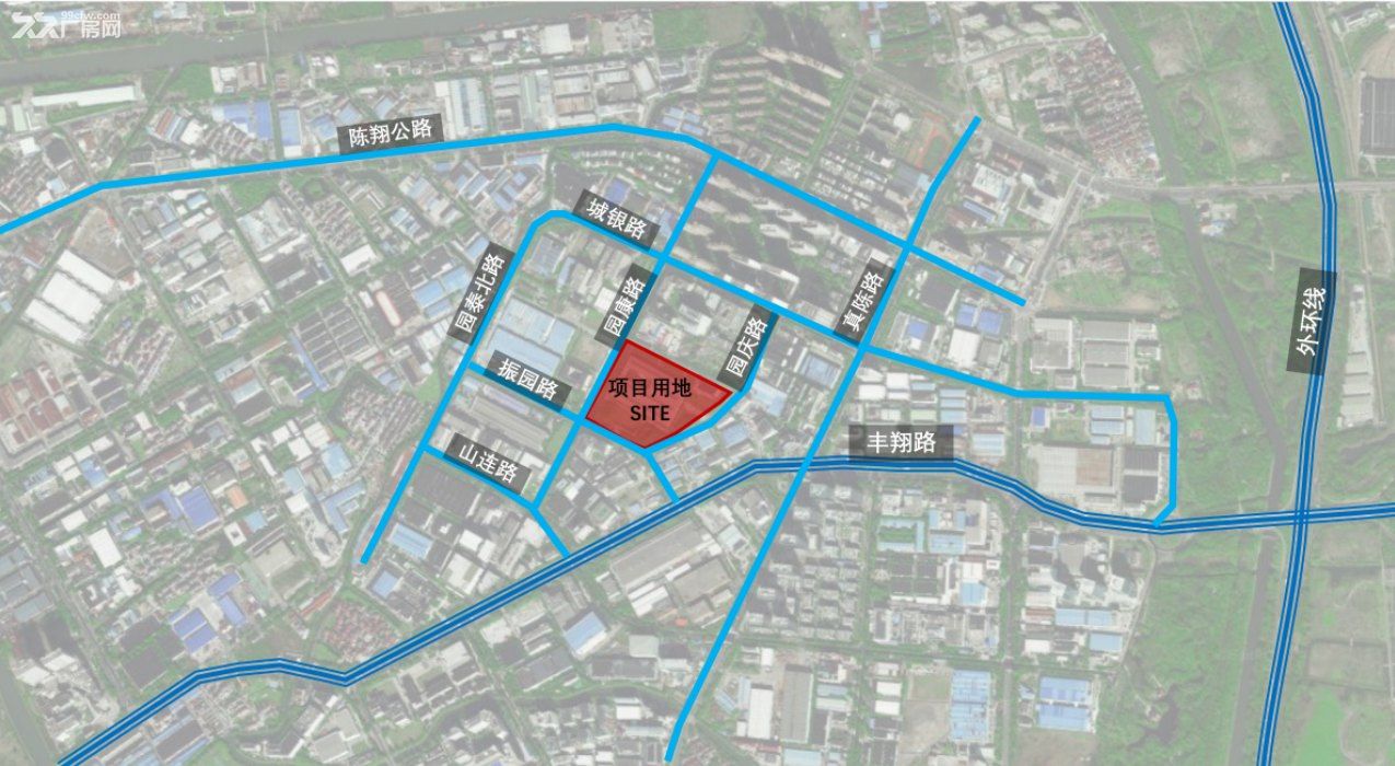 紧邻上海外环，宝山工业园核心区104厂房