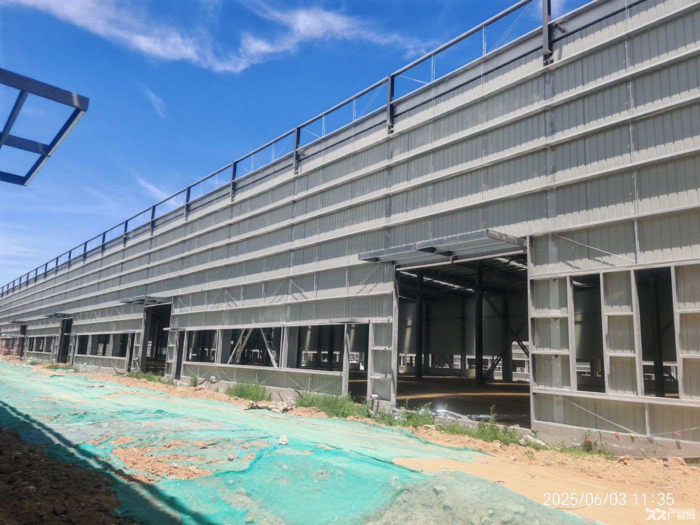 泰安岱岳区碳基新材料产业园全新钢结构厂房582-12000平方自由组合