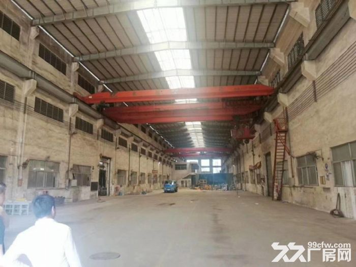 南海狮山工业区,单一层厂房3600方,带行车,现成喷漆环评,空地大,有办公室 - 2