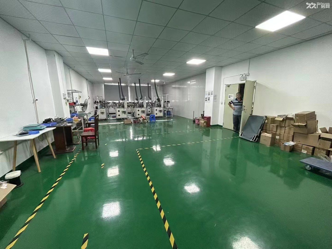 松岗燕川3楼厂房出租400平方 ，  带精装修 - 4