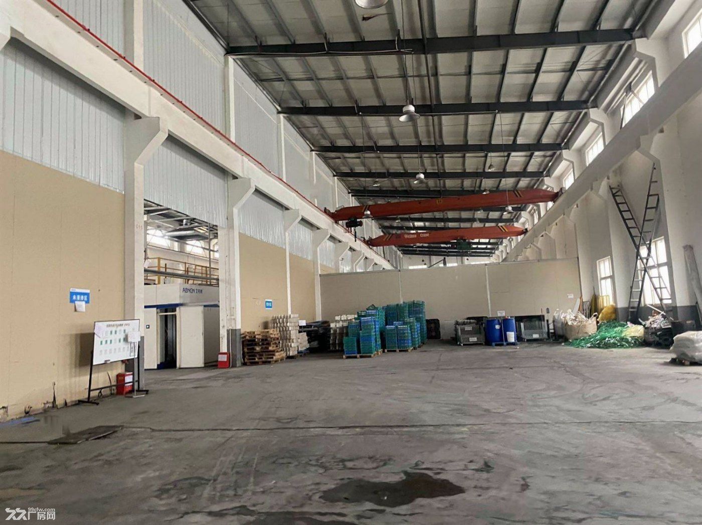 招商:外冈东区 带喷漆环评 原房东出租 带行车大空地 环境优美 - 2