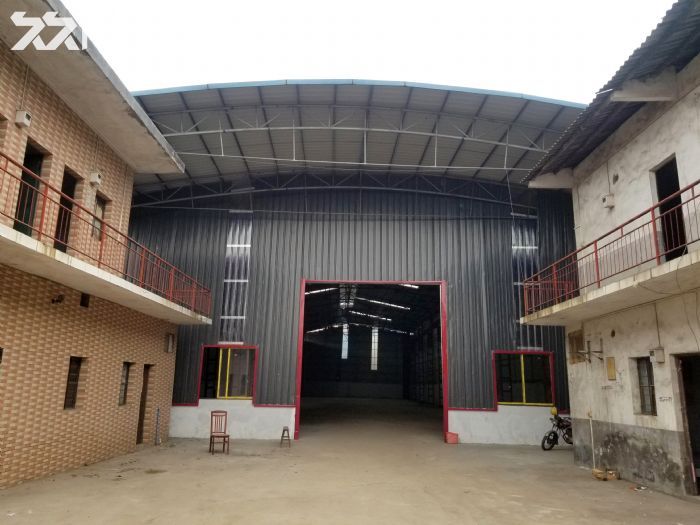 花都炭步镇独院钢结构厂房出租,1380平,带行车,可做家具喷漆 - 2