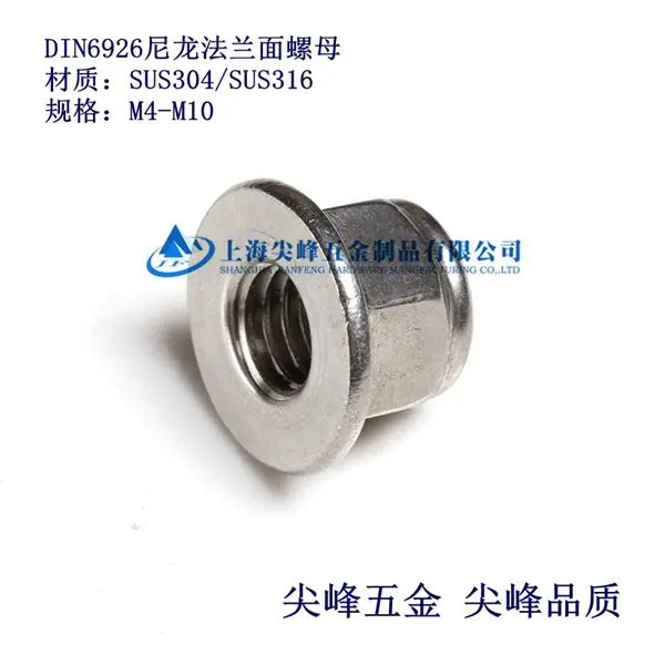 DIN6926尼龙法兰螺母，尼龙法兰帽 - 2