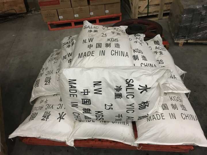 水杨酸厂家批发 水杨酸用作电镀或化学镀的络合剂 染料工业