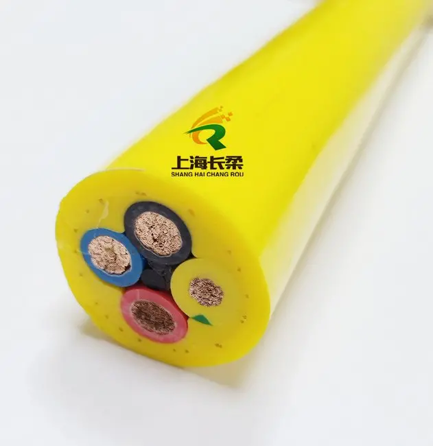 滚筒电镀火流线 整流机线 耐腐 PUR聚氨酯拖链电缆 1*50/70/95/120mm2