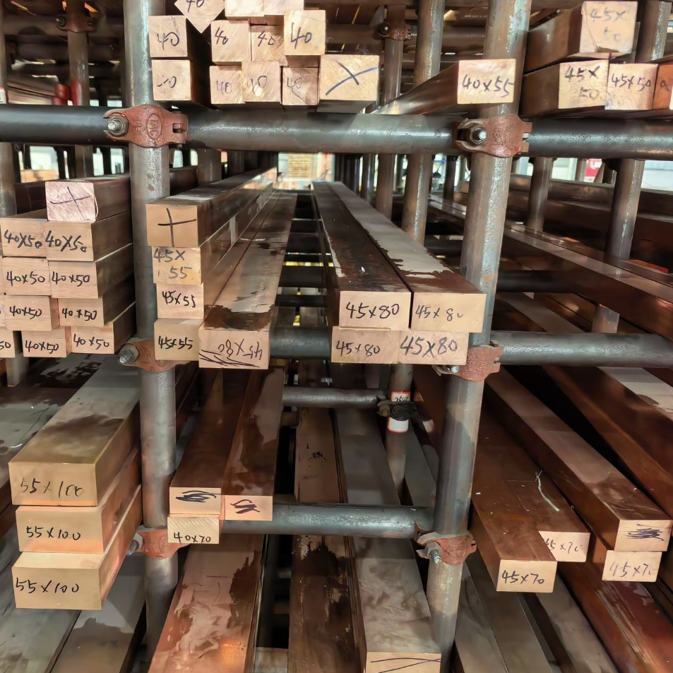 重庆电力接地紫铜排铜板条铜母线价格实心方形铜排现货批发规格齐全实体工厂 - 2