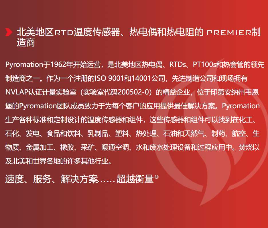 PYROMATION隔爆热电偶K48U-SWL4D0608-6HN31-SLI