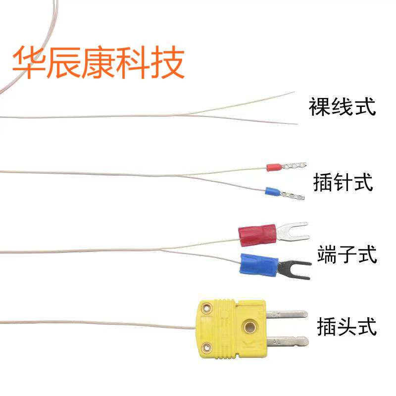 华辰康 K型铠装 热电偶 探针热电偶 探头高温热电偶 - 4