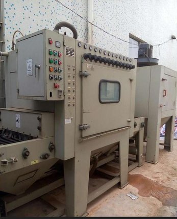 徐州自动输送式喷砂机 背景墙自动喷砂机