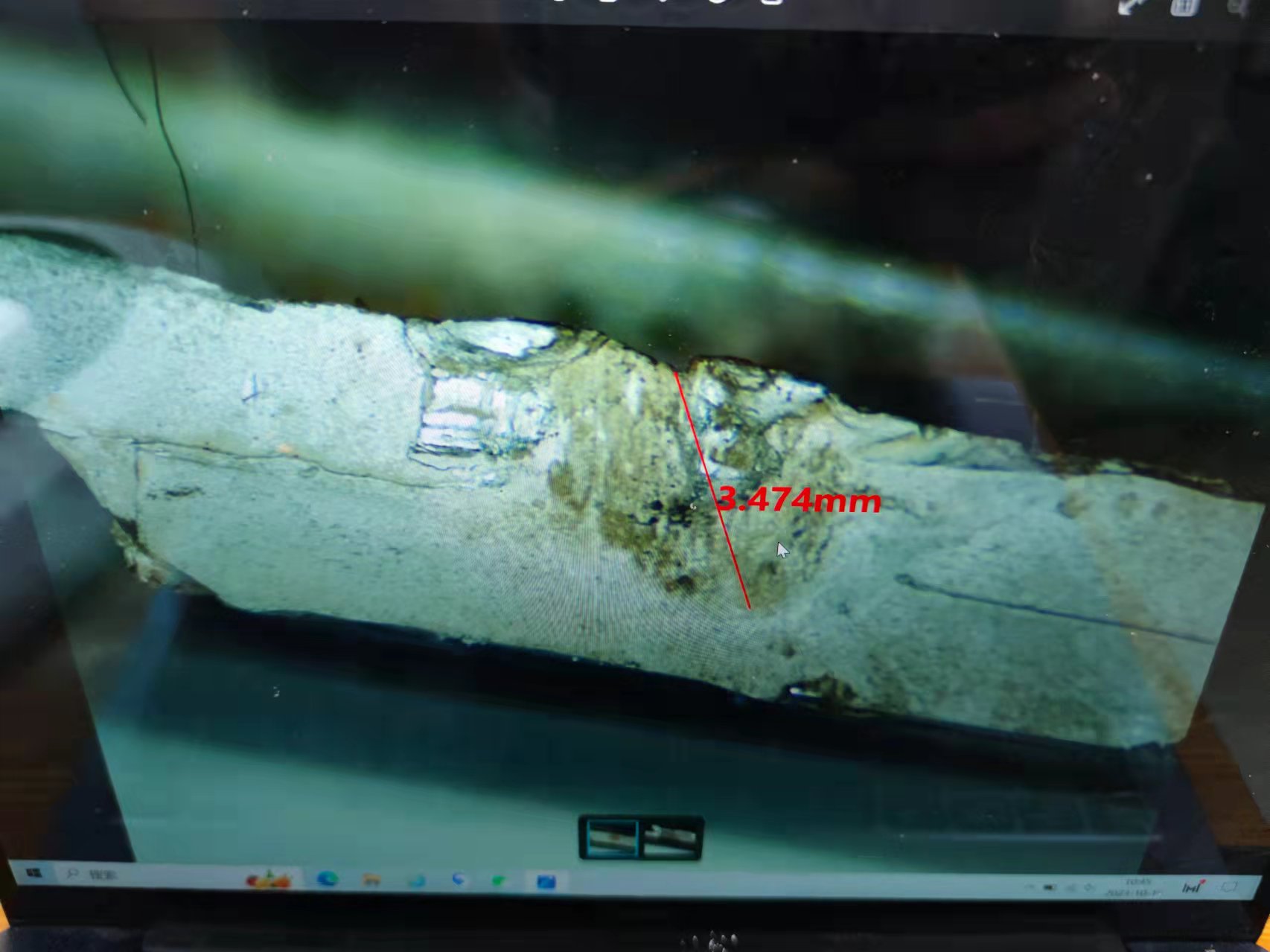 焊接钢材显微镜 焊缝熔深熔宽余高测量仪器 50倍正投放大 - 2