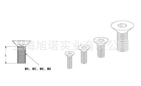 上海旭诺 专业生产供应 12.9级高强度合金钢制 平机螺栓 - 3