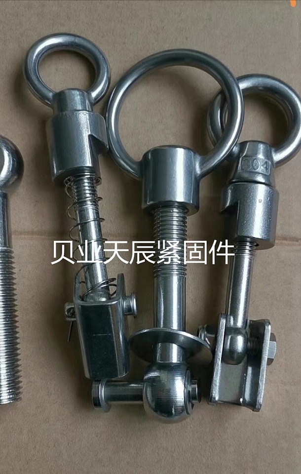 不锈钢过滤器人孔吊环螺丝螺母组合套装，M12压力罐人孔吊环螺栓 - 2