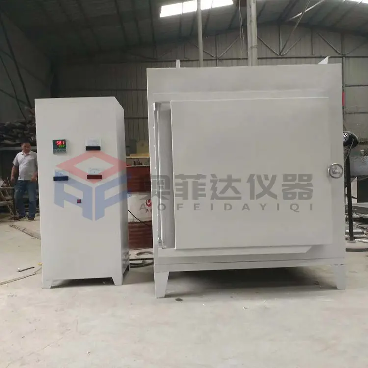 马弗炉1200℃箱式管式混合电阻炉 智能触摸屏烧结炉 现货 1200马沸炉 - 2