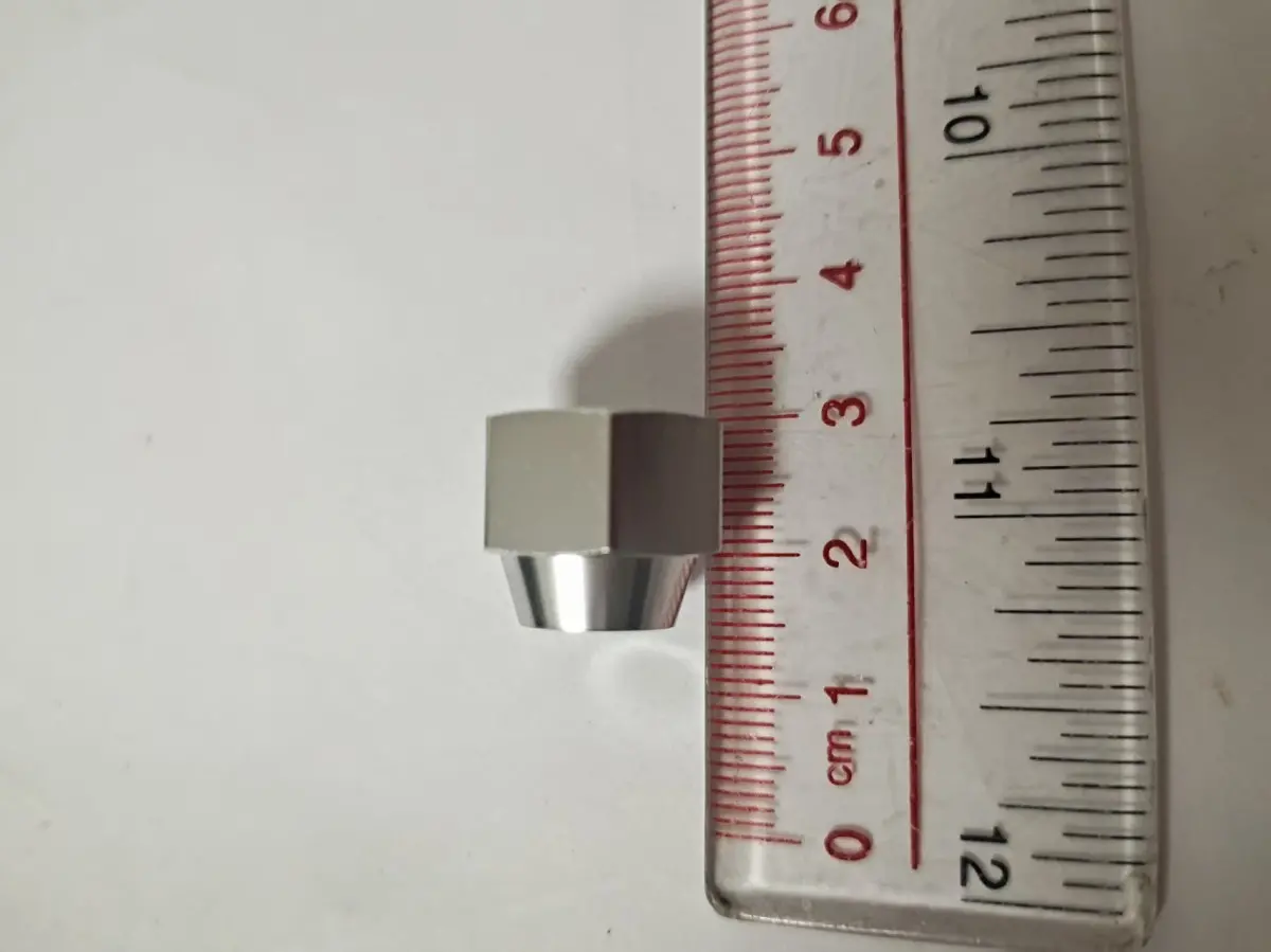 细牙六角法兰铝螺母-M12