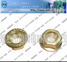 供应铜自锁螺母,铜尼龙螺母,铜法兰螺母