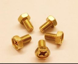 碳钢4.8级GB/T 29.2-88 十字槽凹穴六角头螺栓彩锌现货