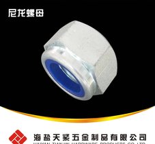 天紧五金厂家直销尼龙锁紧螺母DIN985M24高品质碳钢尼龙螺母