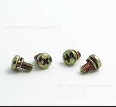 10年螺丝制造经验值得信赖JIAJIA牌二组合带弹垫BM3*6.0组合螺钉