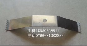 自动化喷V形弹片 涂装工具夹具治具挂具弹性片 电镀钢片设计