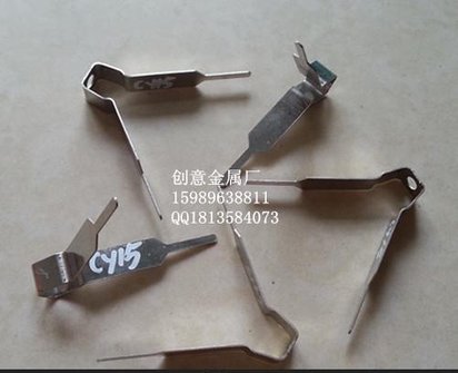 创意厂卢秋燕生产加工电镀挂具弹片 自动线喷粉线挂具 UV卡片