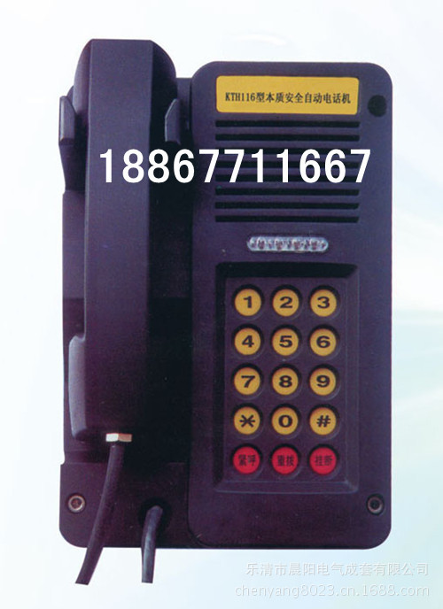 供应KTH116矿用数字抗噪声本安电话机 - 2