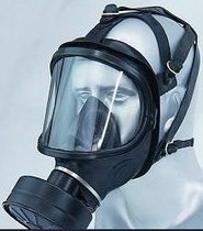 印染镉黄氯气隔绝防护面具 医院萤石粉电镀隔离服