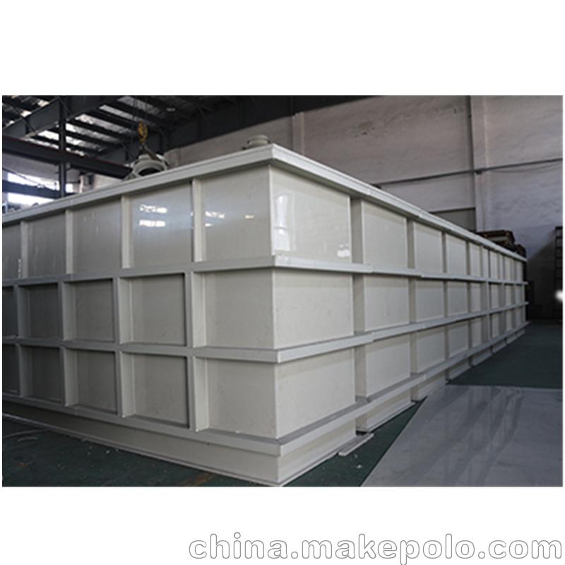 pp水洗槽厂家供应 白色pp槽环保设备pp槽 专业生产塑料电镀槽 - 2