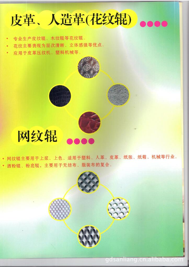 特殊花纹滚筒，贴合机上胶滚筒，电镀滚筒，传输滚筒，压花滚筒等 - 2
