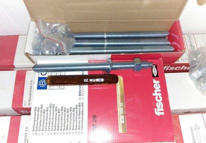 慧鱼化学锚栓 M20*260钢结构加固用