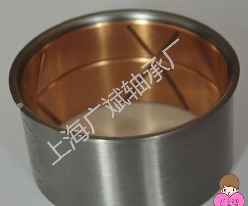 生产双金属自润滑轴承，无油铜衬套，铜垫片带油槽法兰垫片铜套厂家 - 2