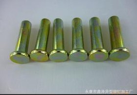 厂家生产扣件铆钉 8.5*33高品质半空心铆钉 镀彩锌扣件半空铆钉