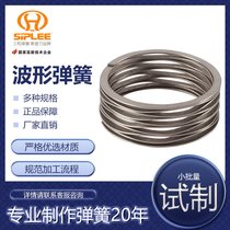 不锈钢多层平端对顶床垫波形弹簧