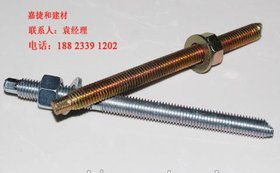国标镀锌化学锚栓M12×160 化学螺丝供应现货