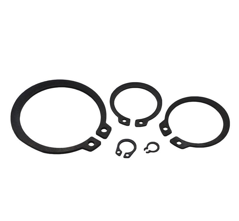 28φ30φ32φ34碳钢轴卡发黑GB894.1轴用挡圈现货供应 - 4