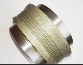 供应河南石力丝锥磨床用的P0.8电镀丝锥金刚石修正滚轮
