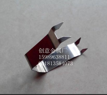 优质镀膜弹片 电镀TPU喷油夹具治具挂具方通弹片 涂装挂架