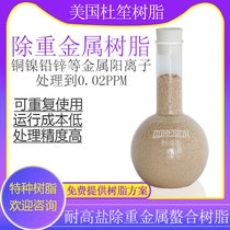一种电镀废水深度除镍树脂系统