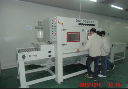 南京铝型材自动喷砂机 南京输送式喷砂机